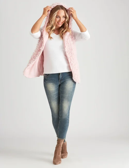 Women's Plush Sleeveless Vest