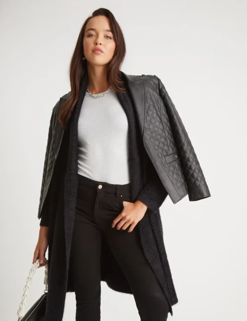 Women's Knit Stylish Slim Coatigan